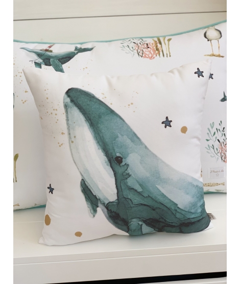WHALE OCEAN Personalized Pillow
