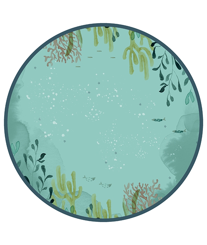 OCEAN II Targhette Adesive Per Porte - Il Mondo di Alex