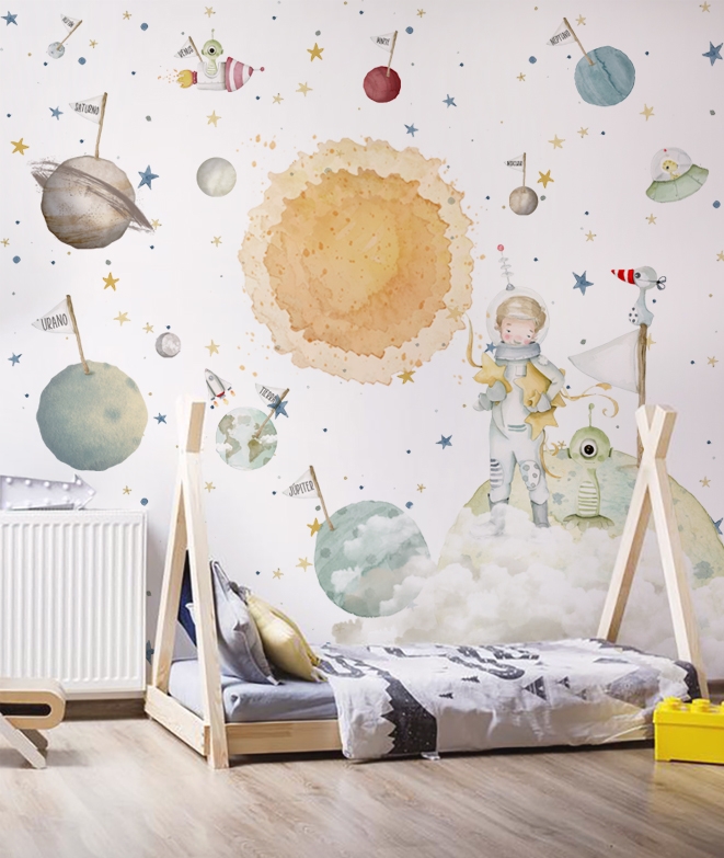 papeles pintados infantiles para decoracion - Murales de pared