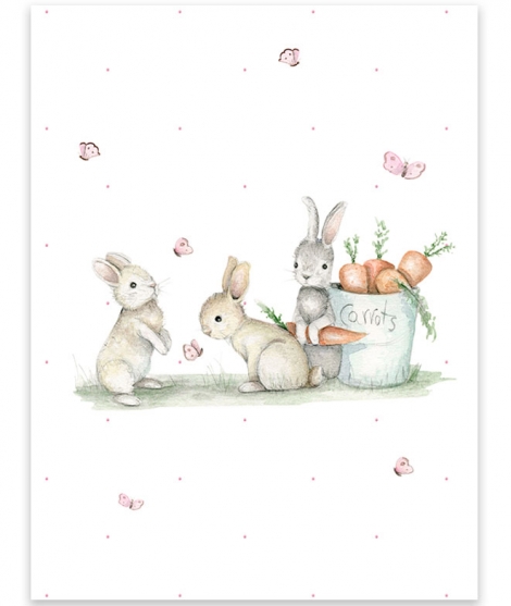 BUNNIES Personalized  Print