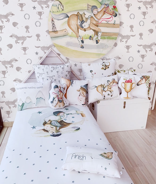 Bambi cot best sale bed bedding