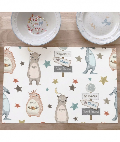 Individual infantiles placemat MOON V