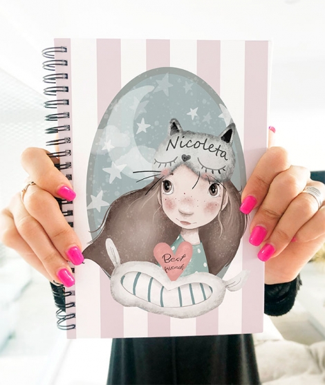 Personalized Notebook NICOLETA BEST FRIENDS