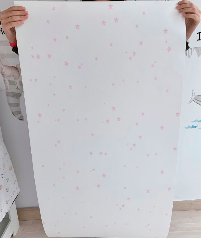 Papel pintado En busca de estrellas rosa - Il Mondo di Alex