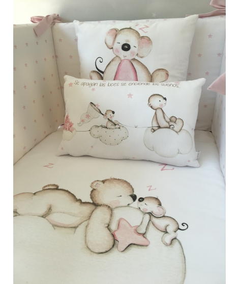 LOOKING FOR STARS PINK Duvet Cover crib