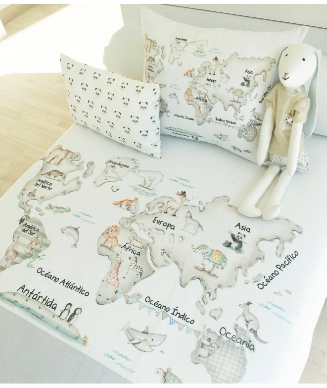 Cuscino per bambini personalizzato Orso Polare II
